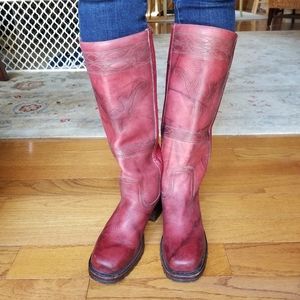 Red Frye Western Boots